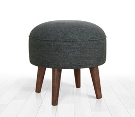 Atelier Del Sofa Puf Gris y Verde